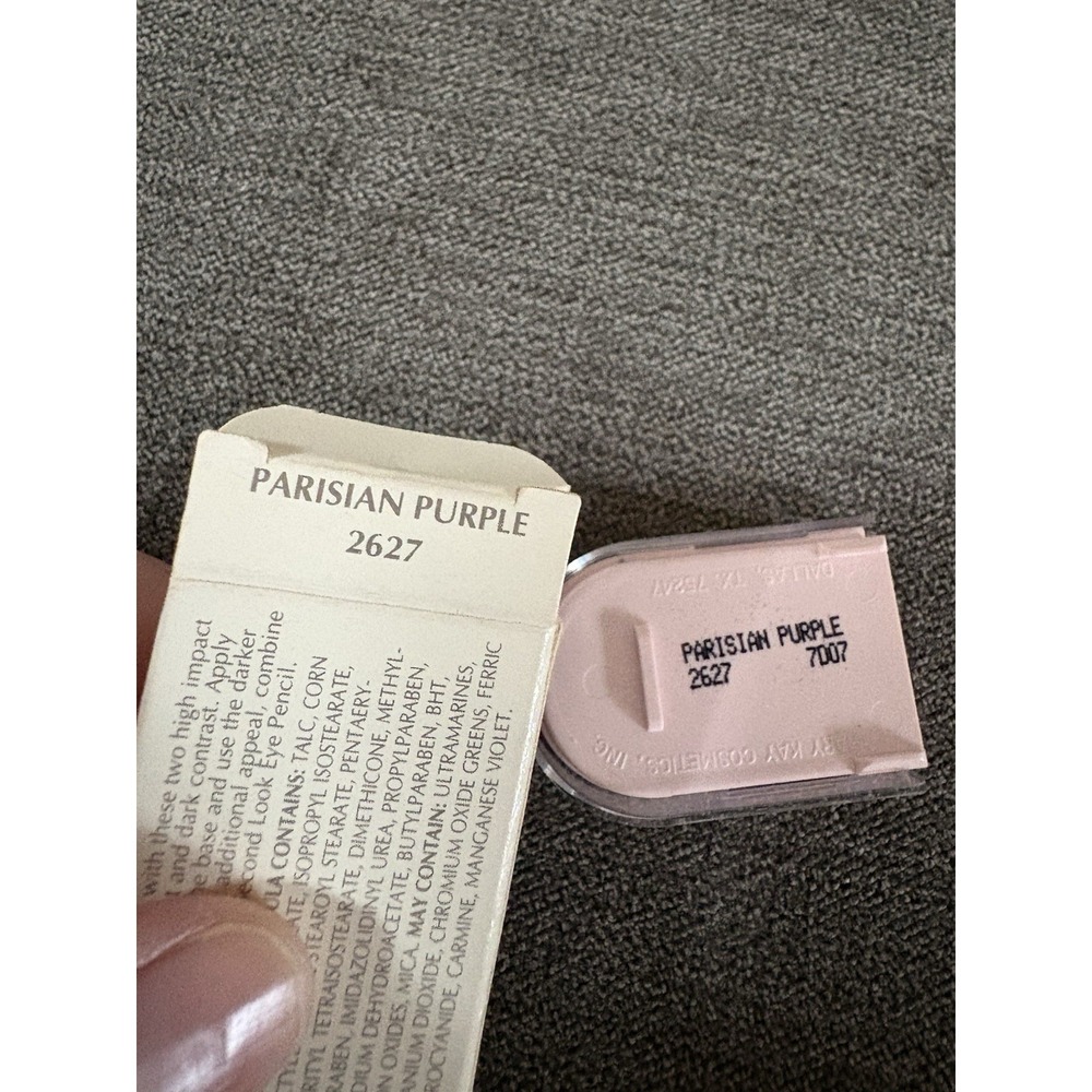 Mary Kay Vintage Second Look Eye Color Duo Parisian Purple 2627 NIB - Picture 3 of 3